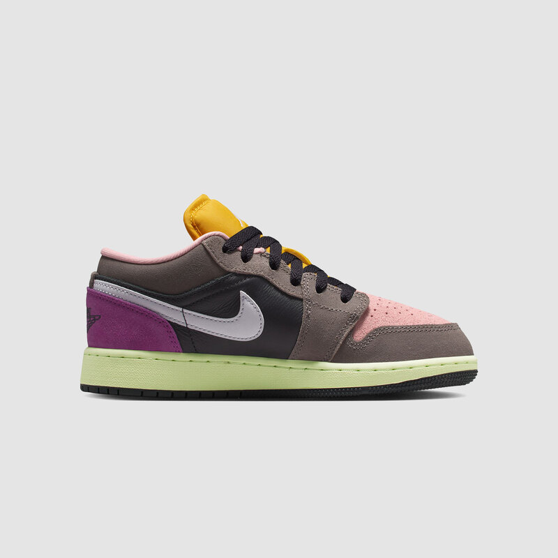 Jordan AJ1 Low SE (GS) Oil Grey/Arctic Punch