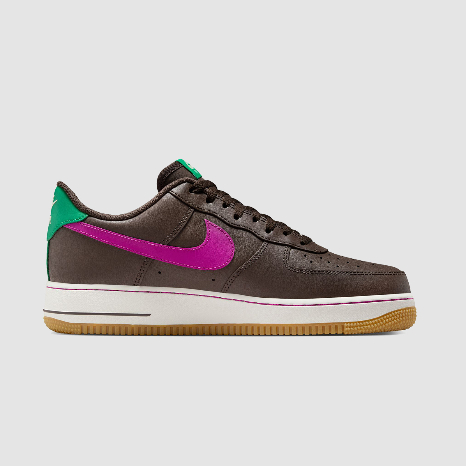 Nike AF1 '07 Baroque Brown/Vivid Purple-Stadium Green