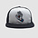 Malbon Golf Santa Cruz Trucker Hat White