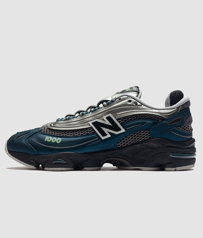 New Balance 1000 Deep Ocean/Dark Silver Metallic Mint - RUKUS