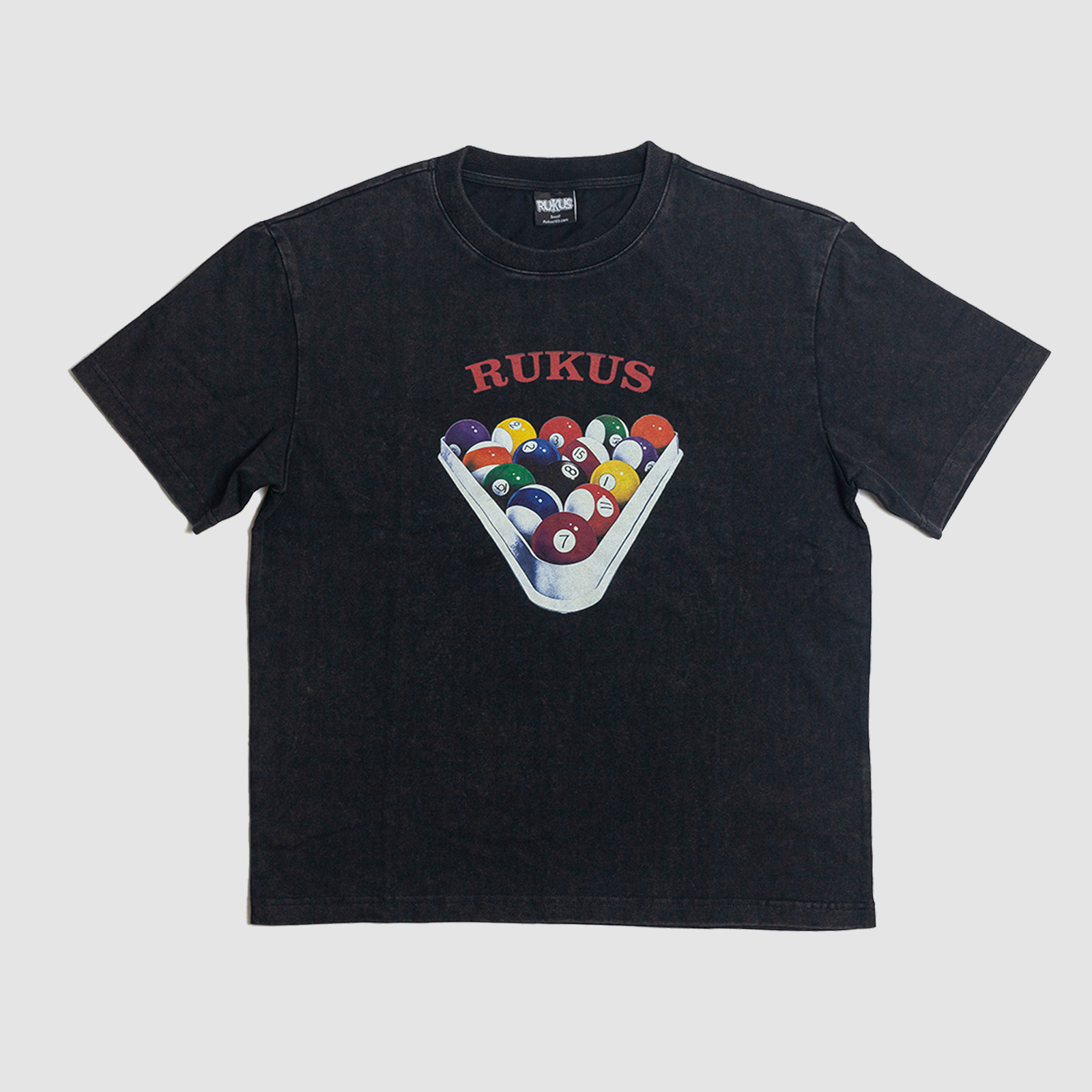 Rukus "Billards" Tee Vintage Black