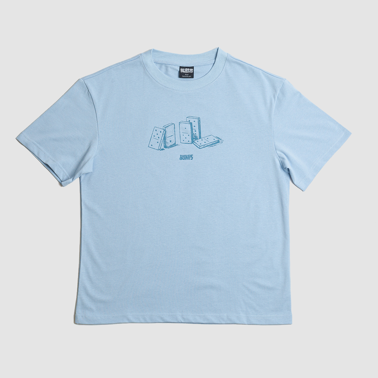 Rukus "Dominoes" Tee Light Blue
