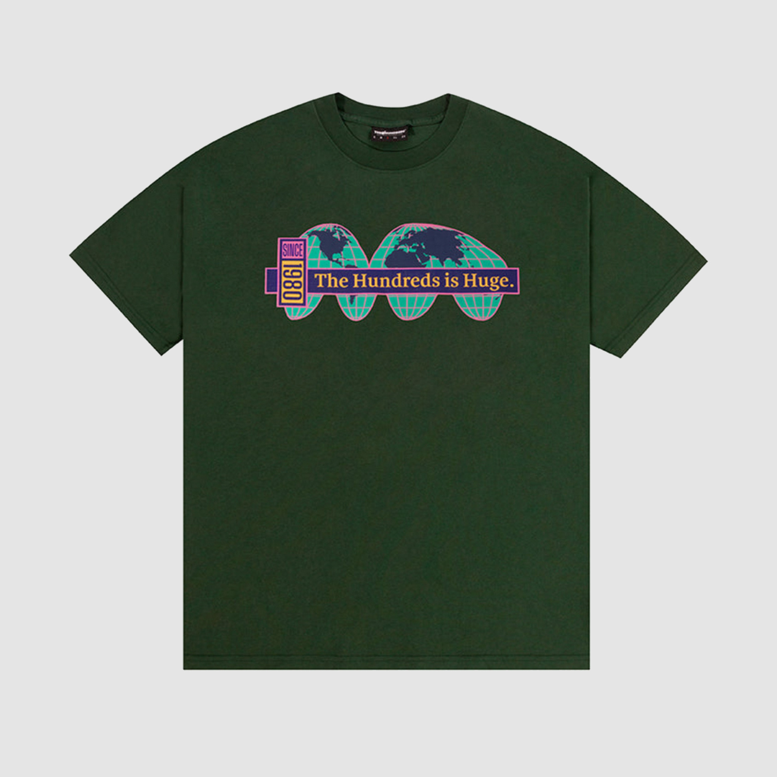 The Hundreds Well Traveled Tee Forest Green