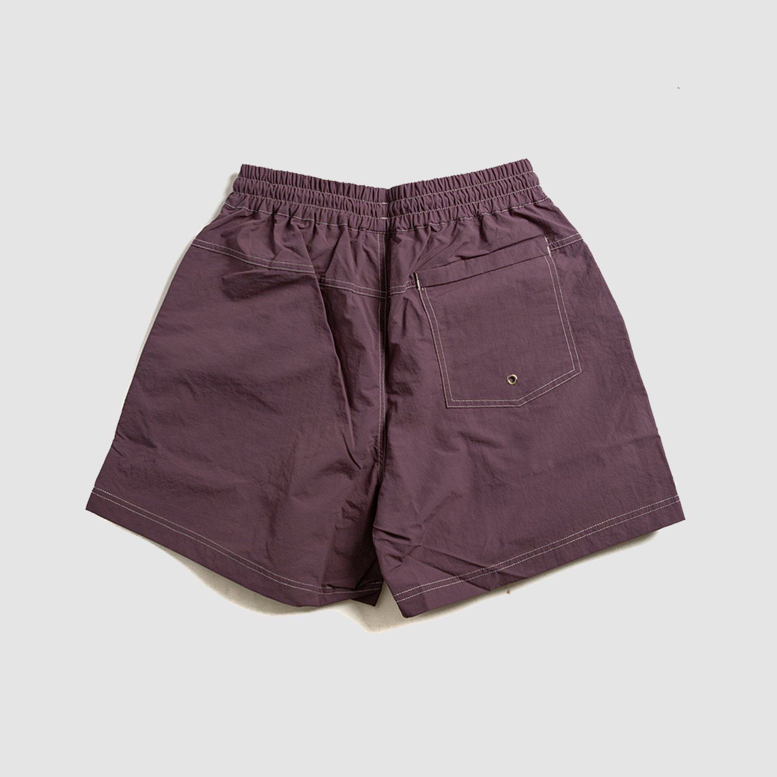Rukus Wavy "R"Nylon Shorts Purple