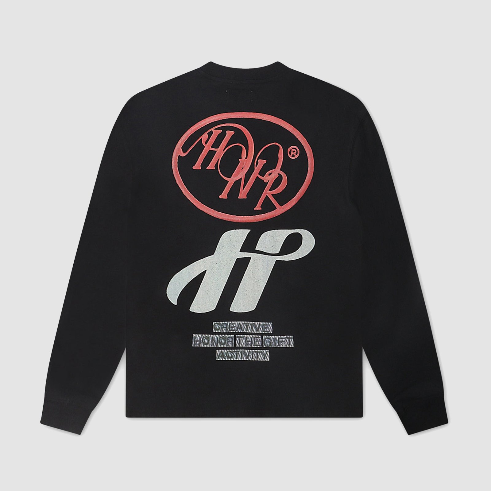 Honor The Gift. Pop Art LS Black