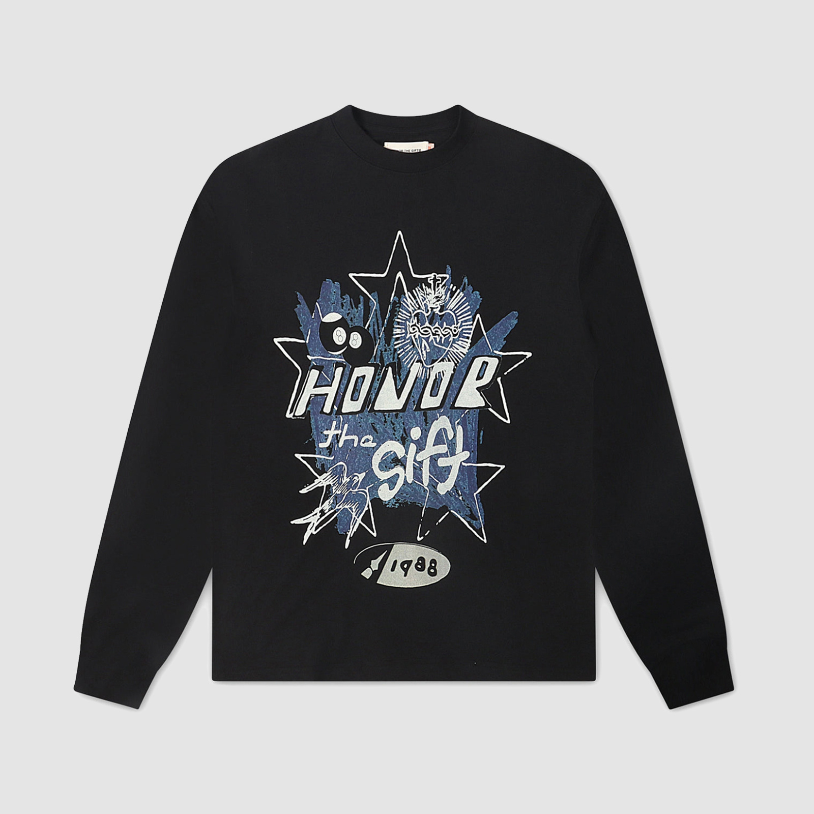 Honor The Gift. Pop Art LS Black