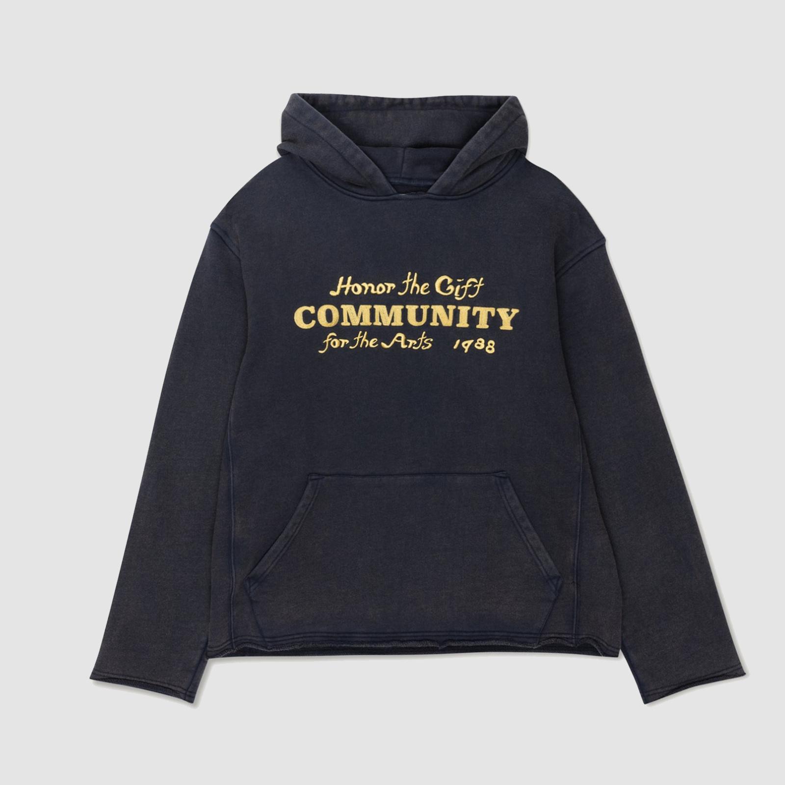 Honor The Gift. Vintage Community Hoodie Black