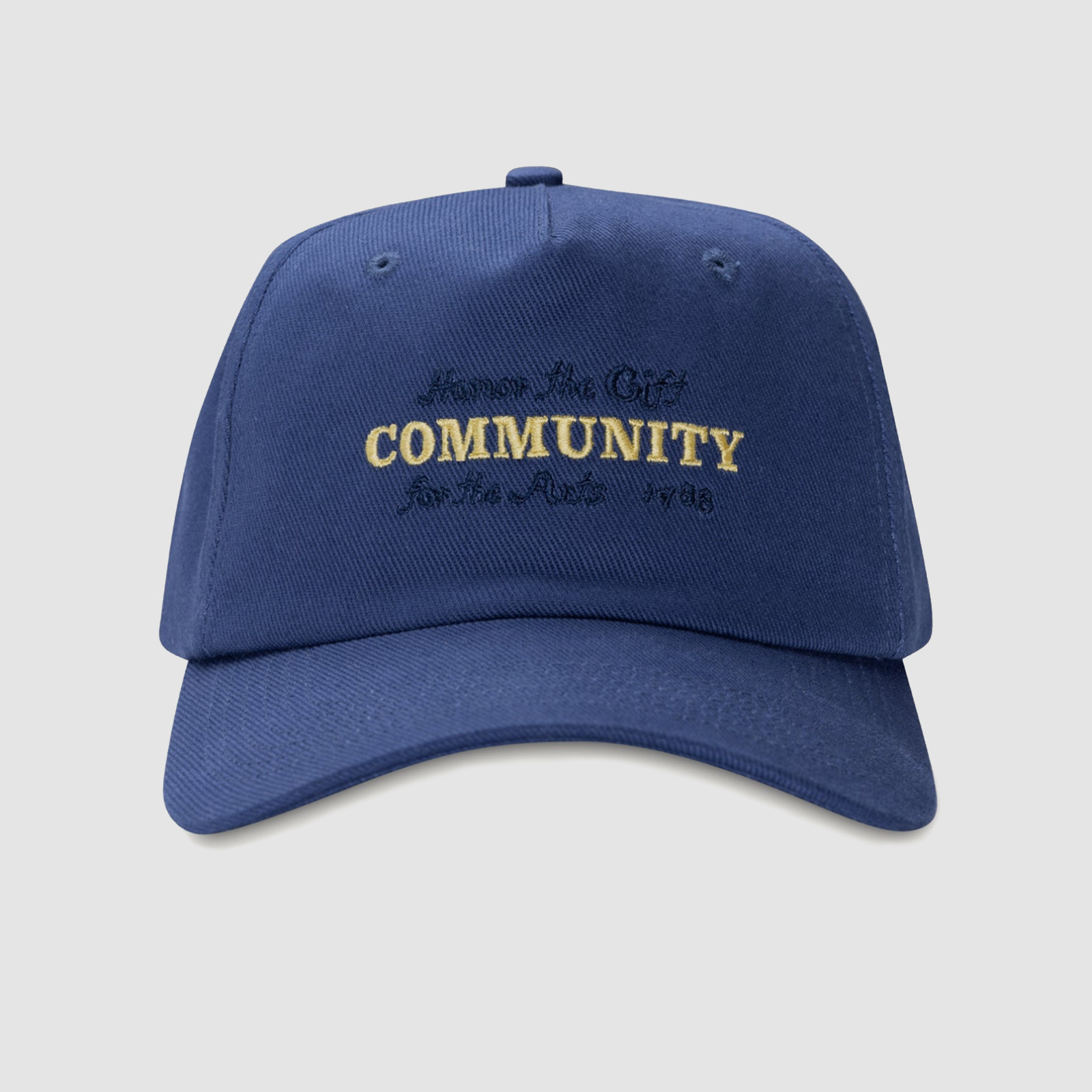 Honor The Gift. Community Arts Trucker Cap Navy