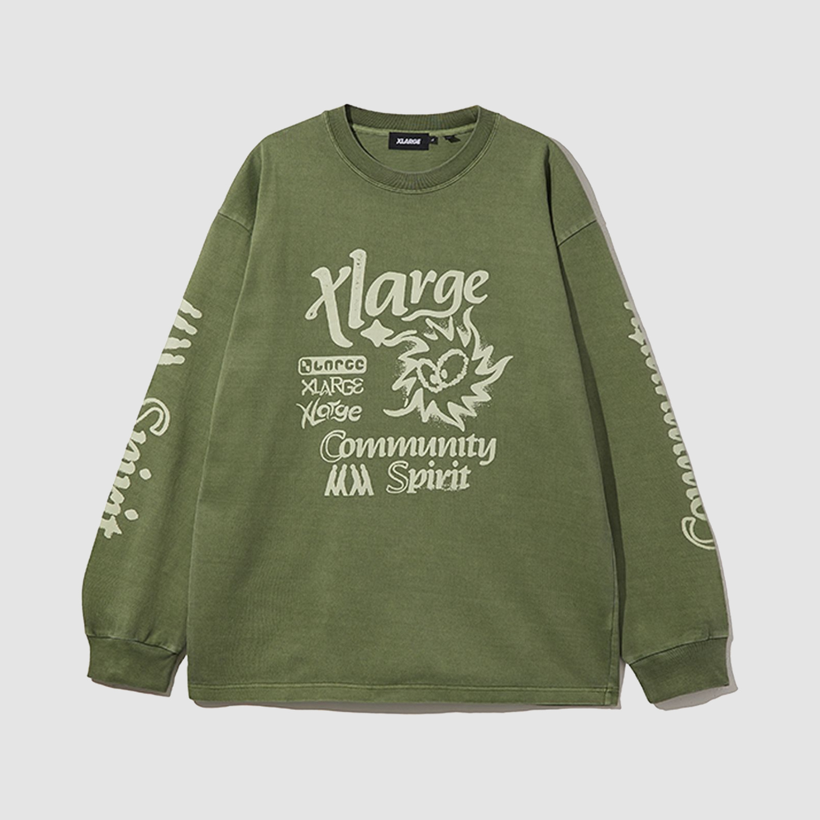 XLarge Community Spirit L/S Tee Olive