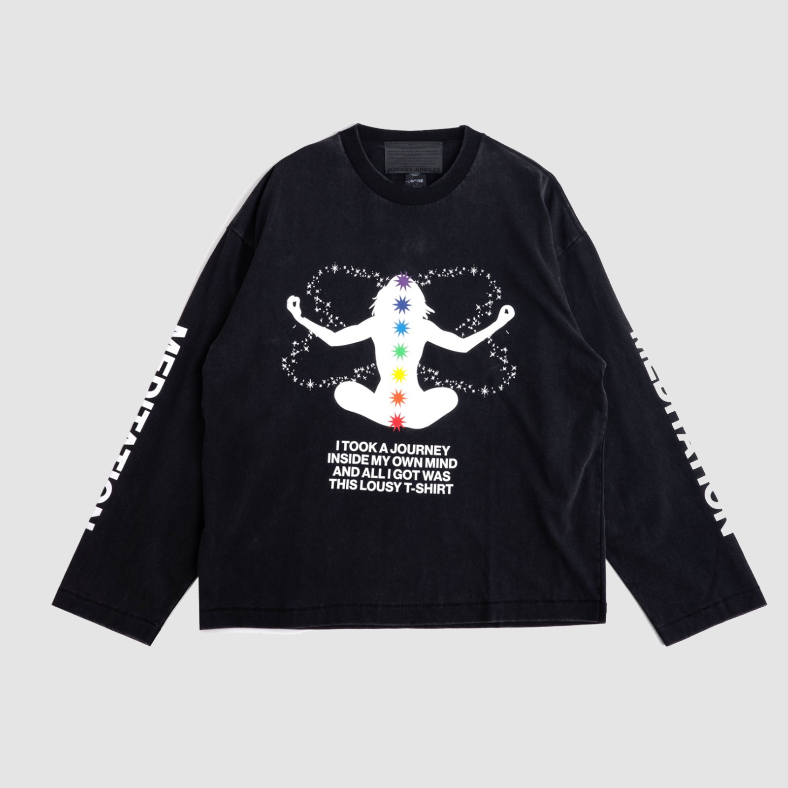 Jungles Meditation LS Tee Black