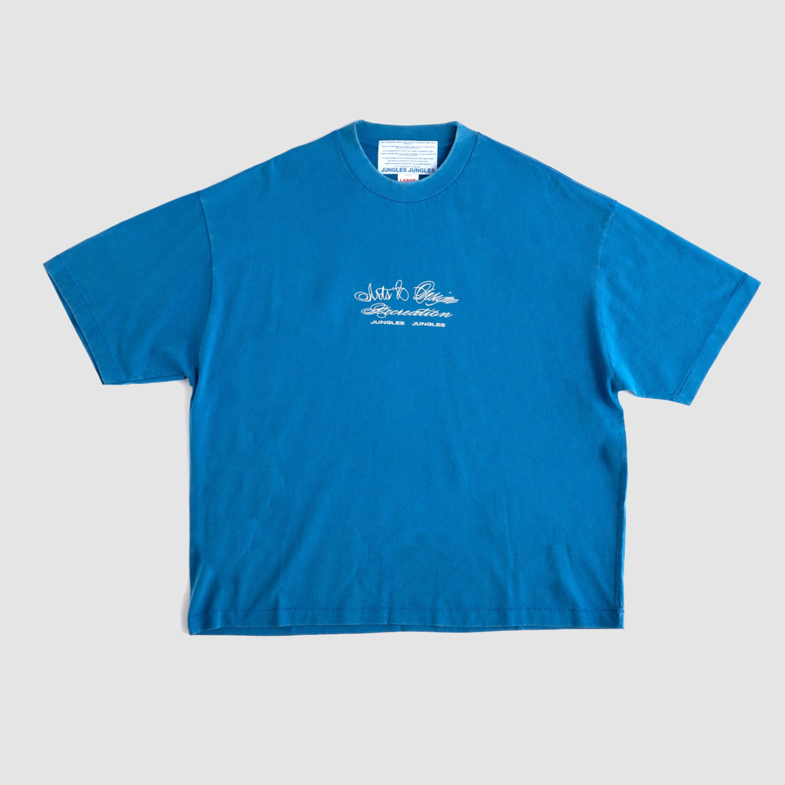 Jungles Design and Rec Tee Blue