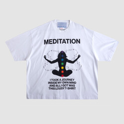 Jungles Meditation Tee White