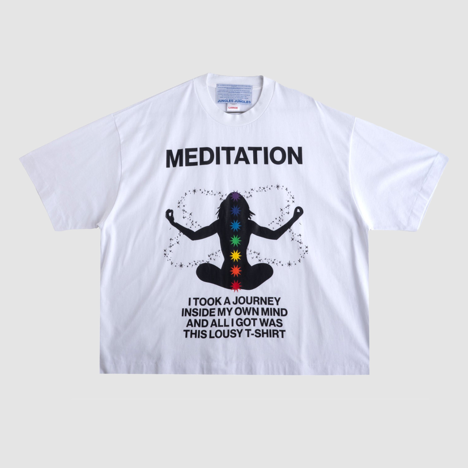 Jungles Meditation Tee White