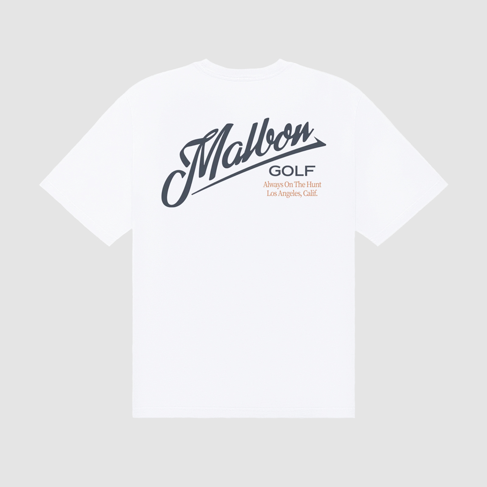 Malbon Golf Bermuda Maxwell Tee White