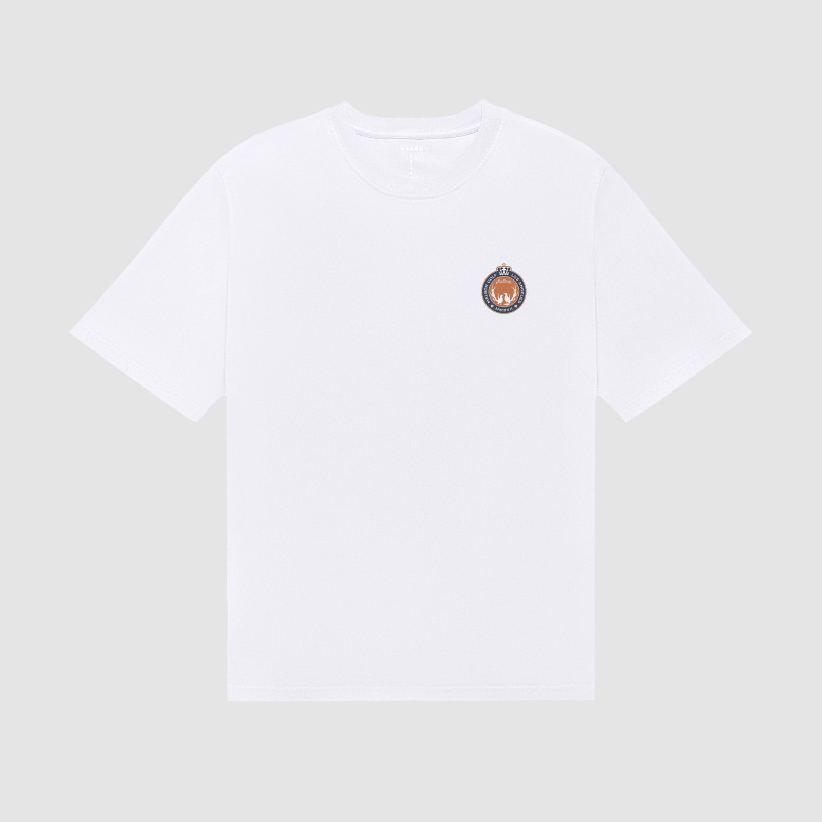 Malbon Golf Bermuda Maxwell Tee White
