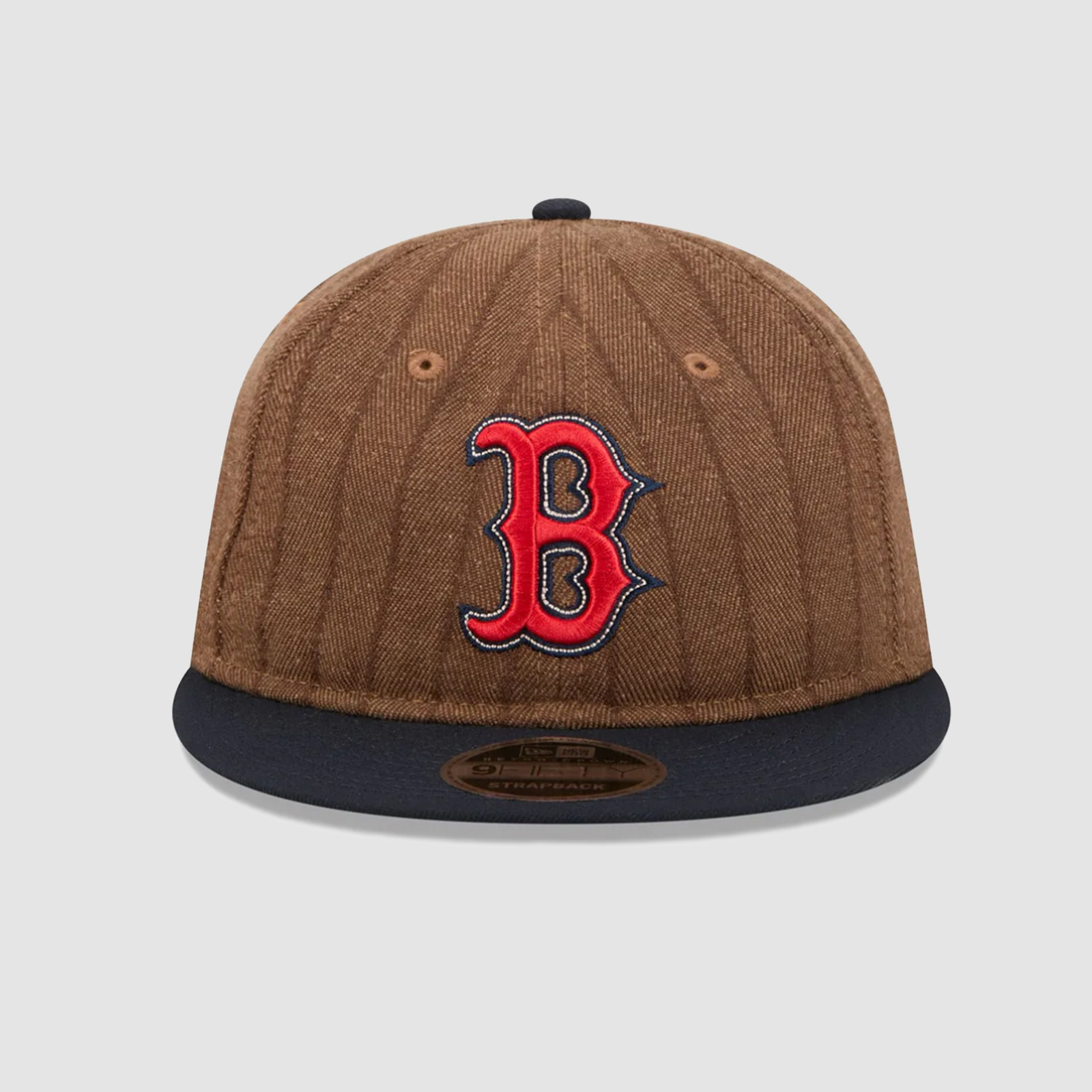 New Era Boston Red Sox Wool Stripe Strapback