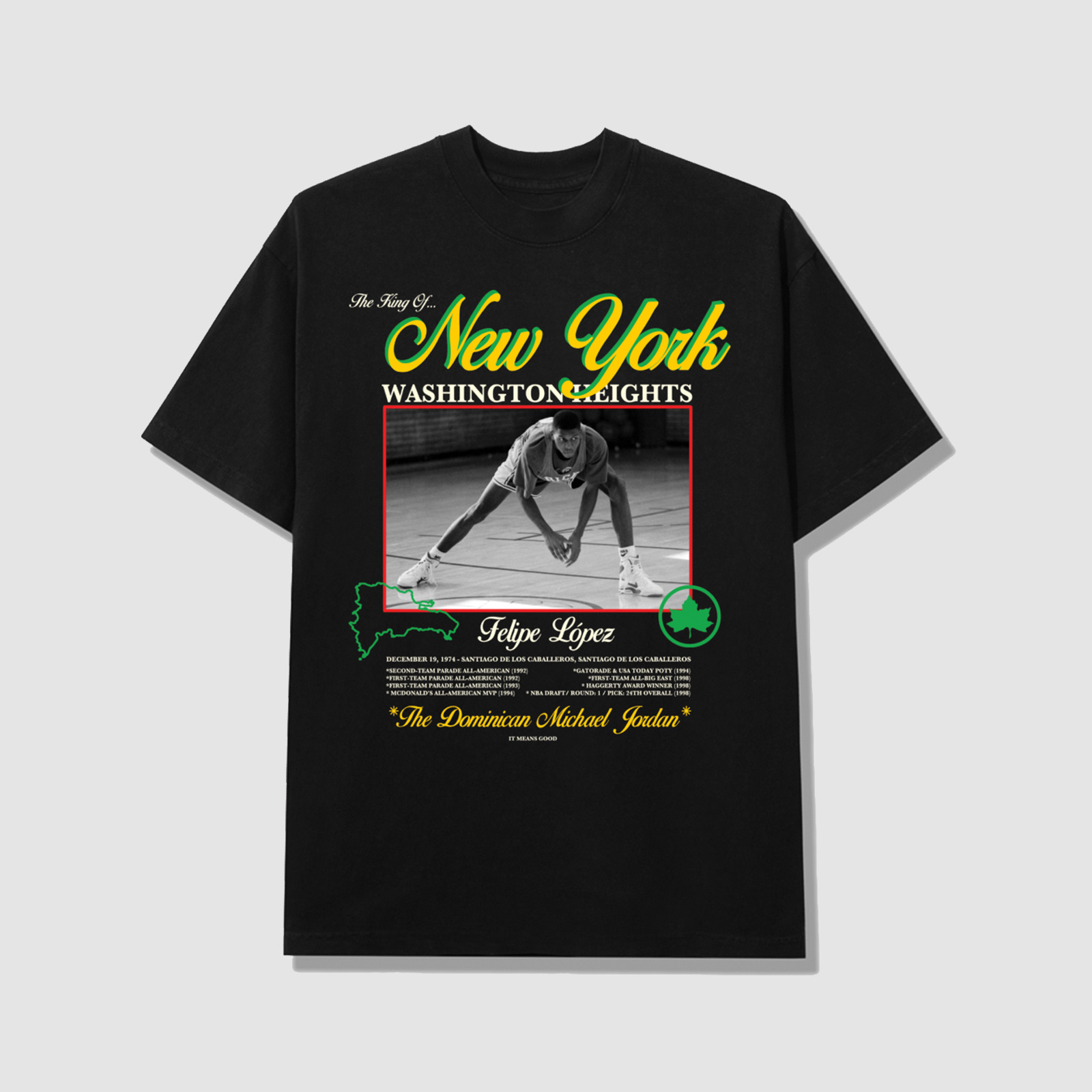 Bueno "Dominican Michael Jordan" Tee Black