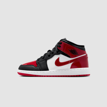 Jordan AJ1 Mid SE (GS) Black/Varsity Red