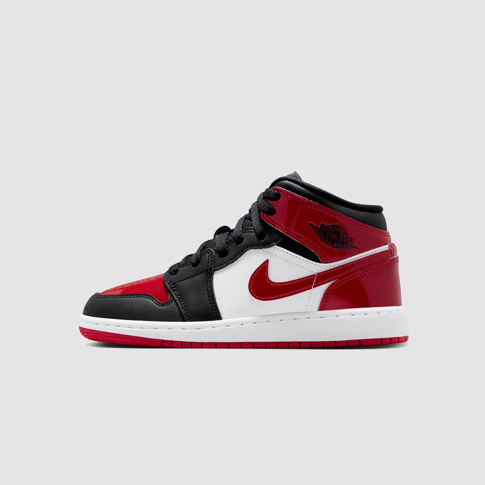 Jordan AJ1 Mid SE(GS) Black/Varsity Red