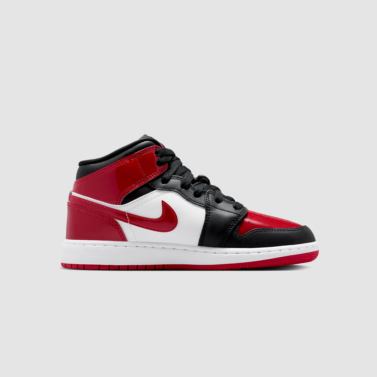 Jordan AJ1 Mid SE(GS) Black/Varsity Red