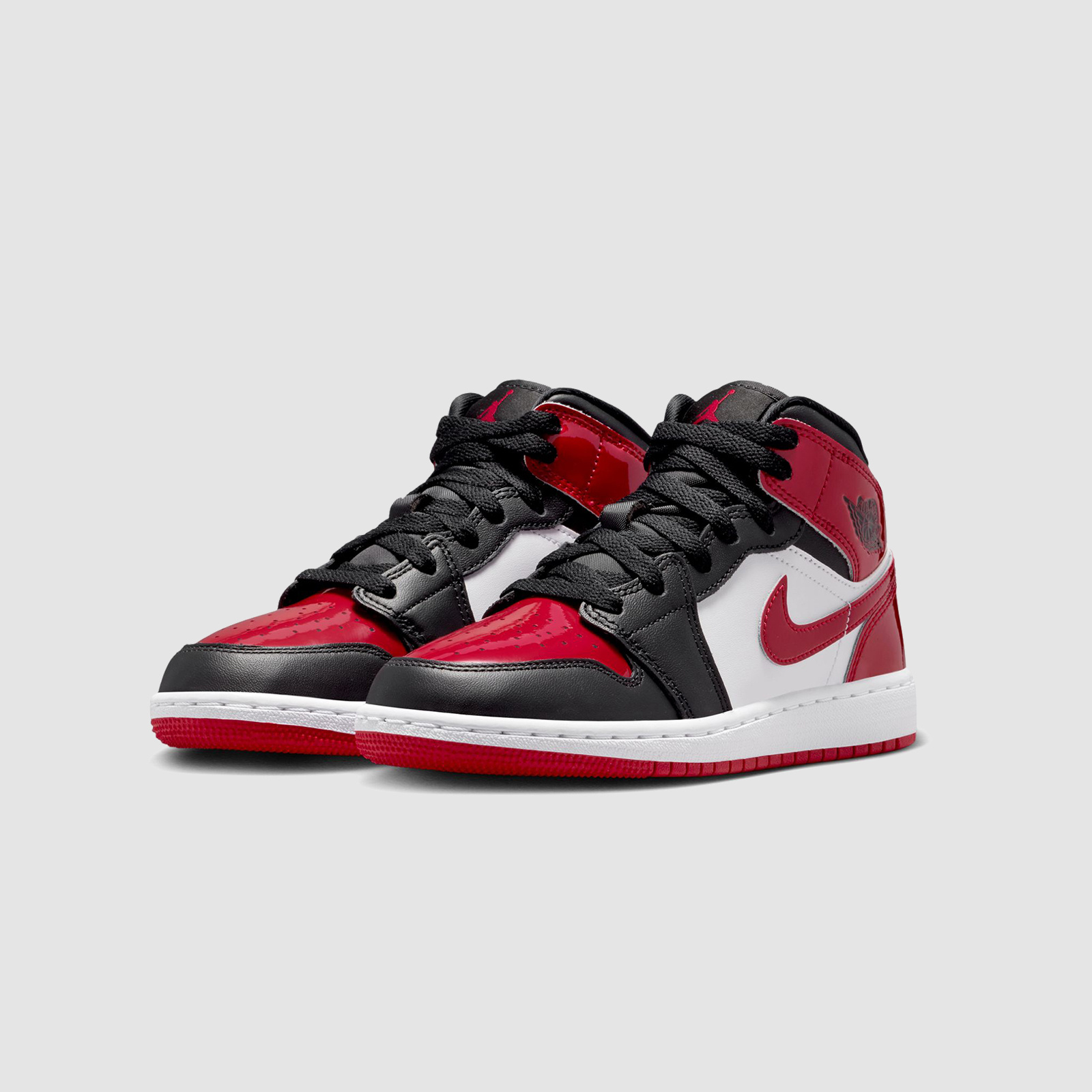 Jordan AJ1 Mid SE(GS) Black/Varsity Red