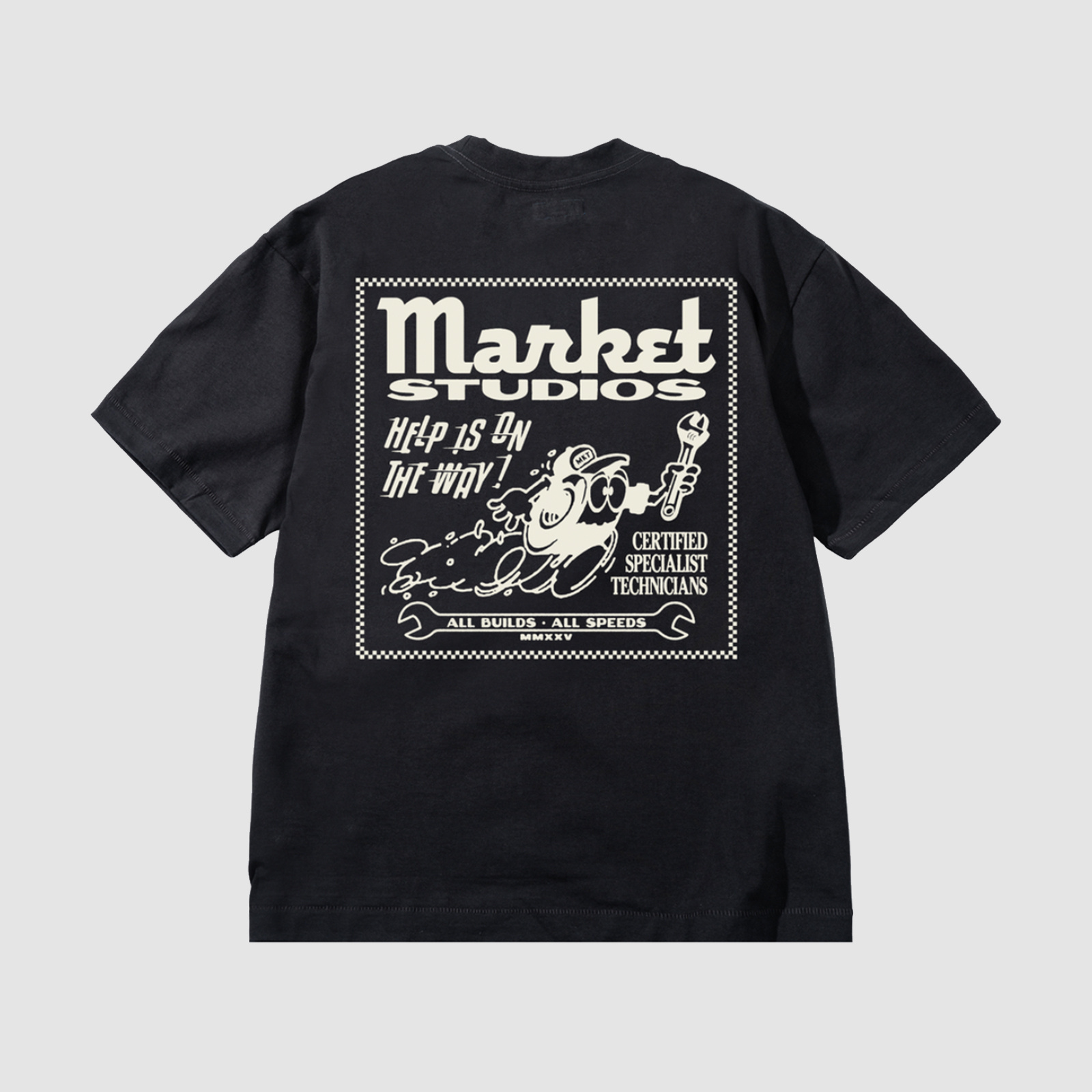 Market Speed & Quality T-Shirt Pirate Black