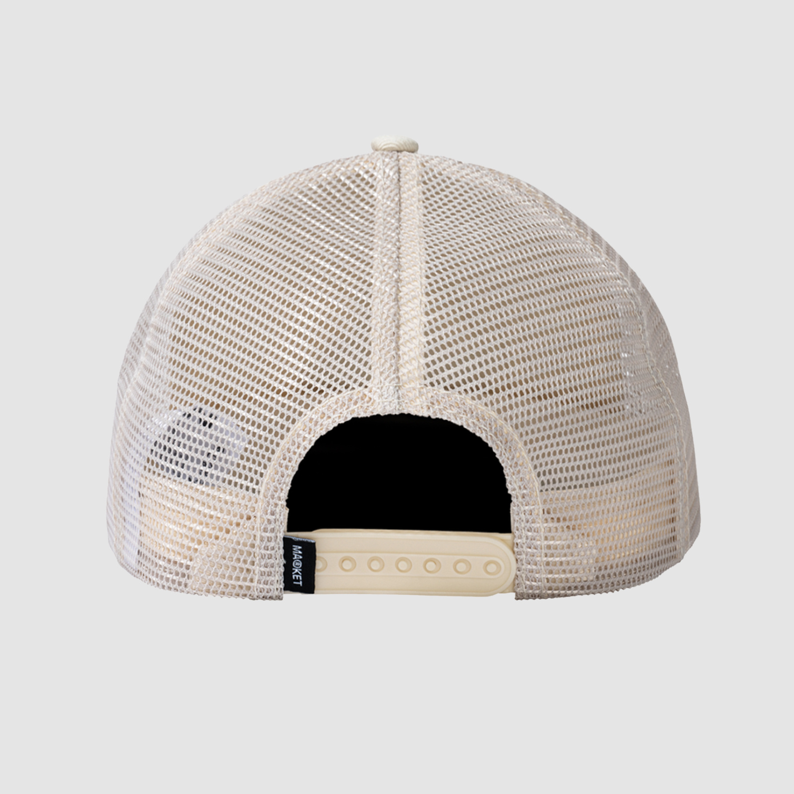 Market Doubles Cherries Trucker Hat Unbleached Cotton