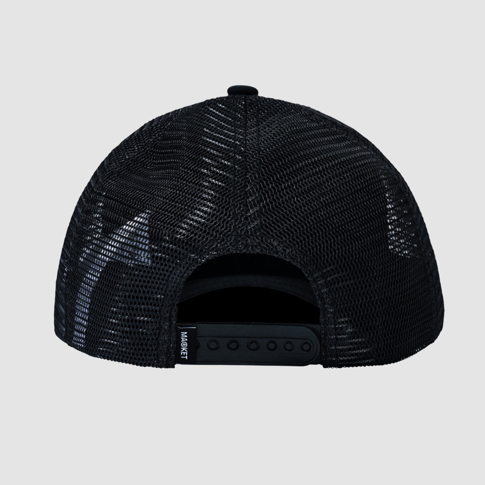 Market Double Cherries Trucker Hat Pirate Black