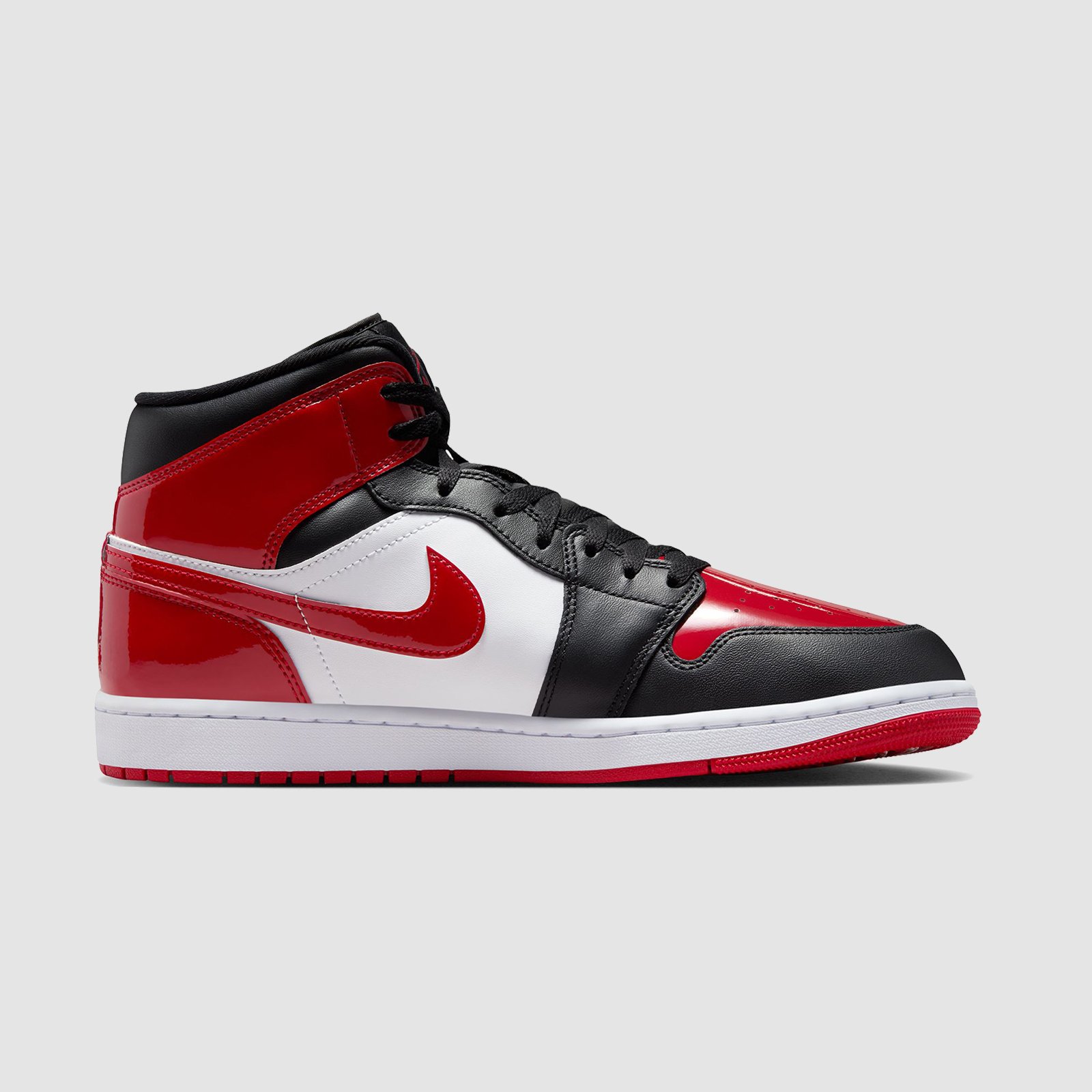 Jordan AJ1 Mid SE Black/Varsity Red
