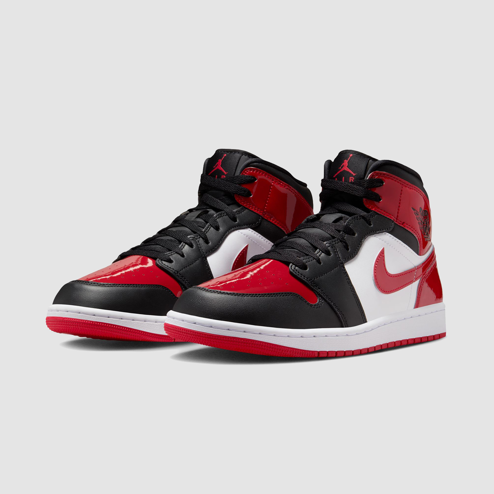 Jordan AJ1 Mid SE Black/Varsity Red