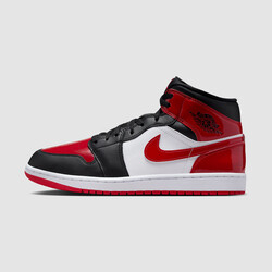 Jordan AJ1 Mid SE Black/Varsity Red