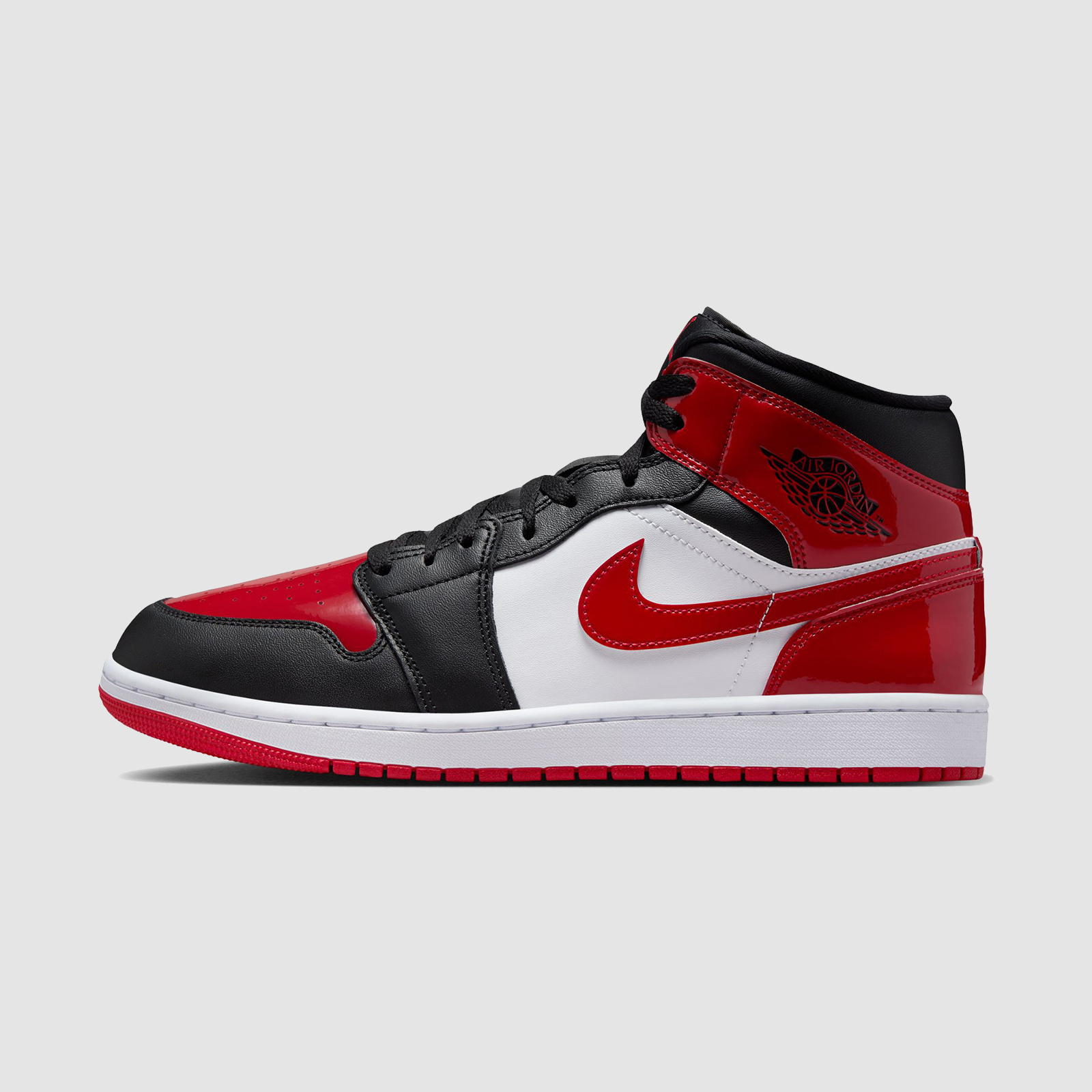 Jordan AJ1 Mid SE Black/Varsity Red - RUKUS