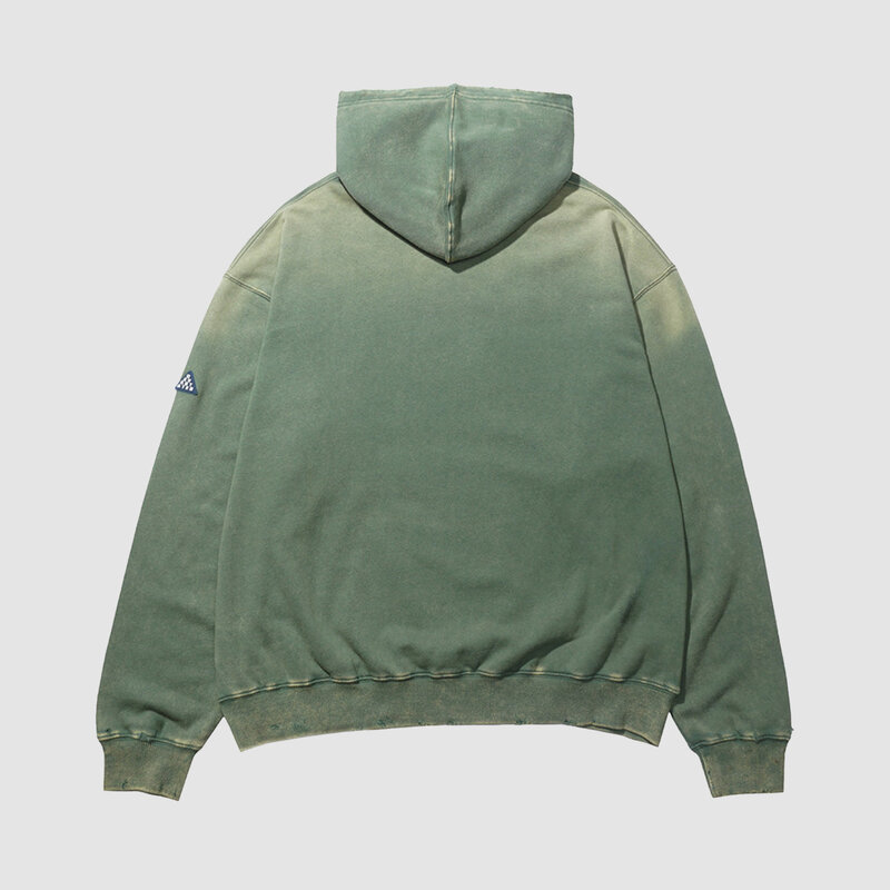 Devástates Distressed Hoodie Green