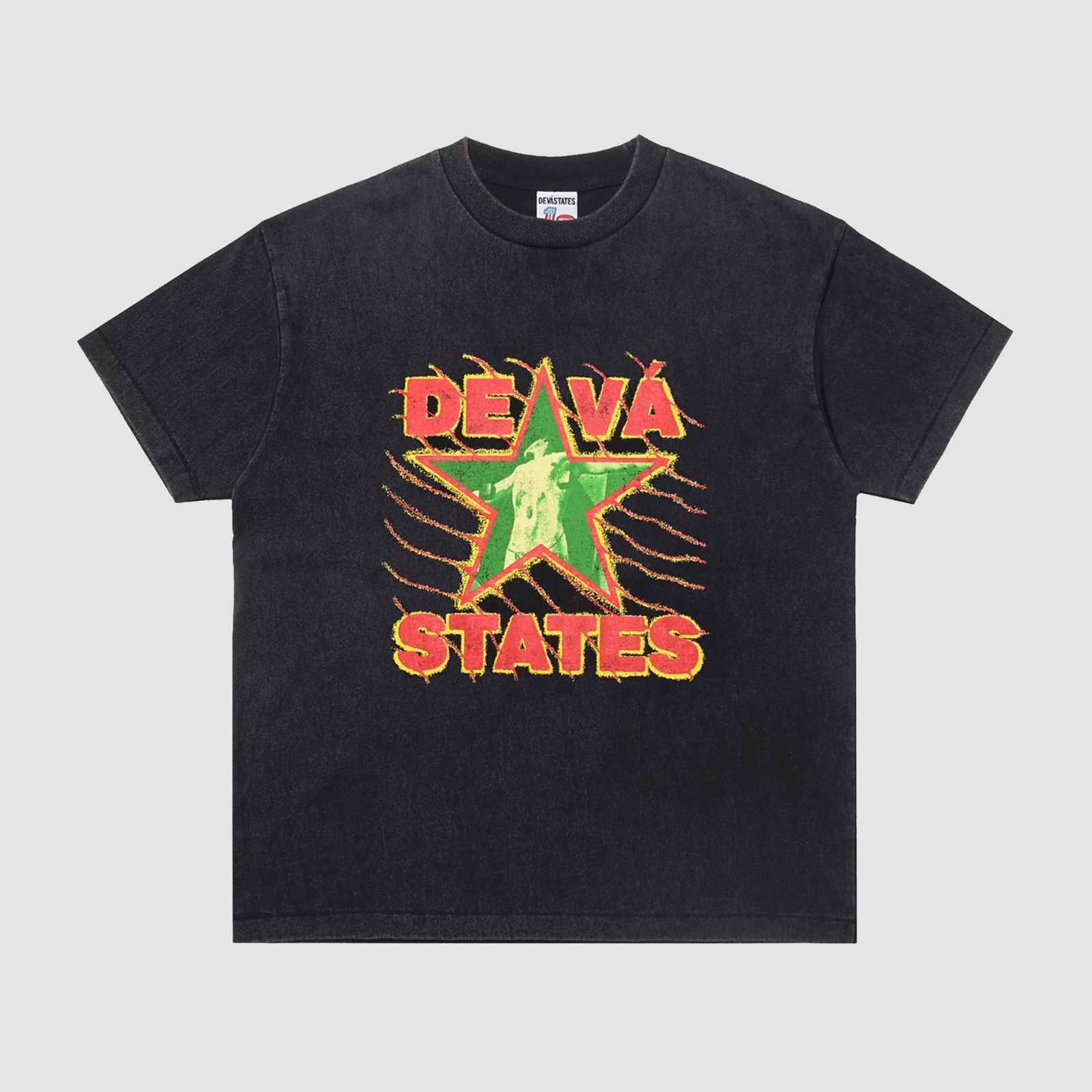 Devástates Crucifixion GFX Retro Tee Black