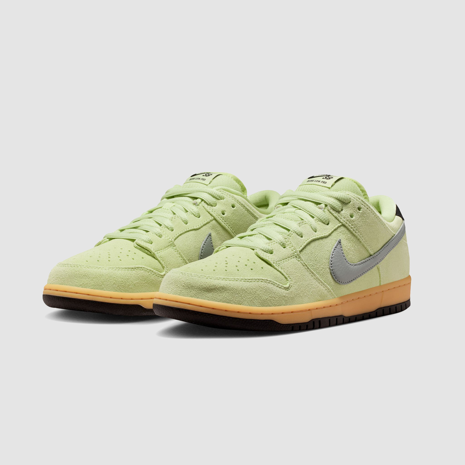 Nike SB Dunk Low Pro PRM Lt Liquid Lime/Wolf Grey