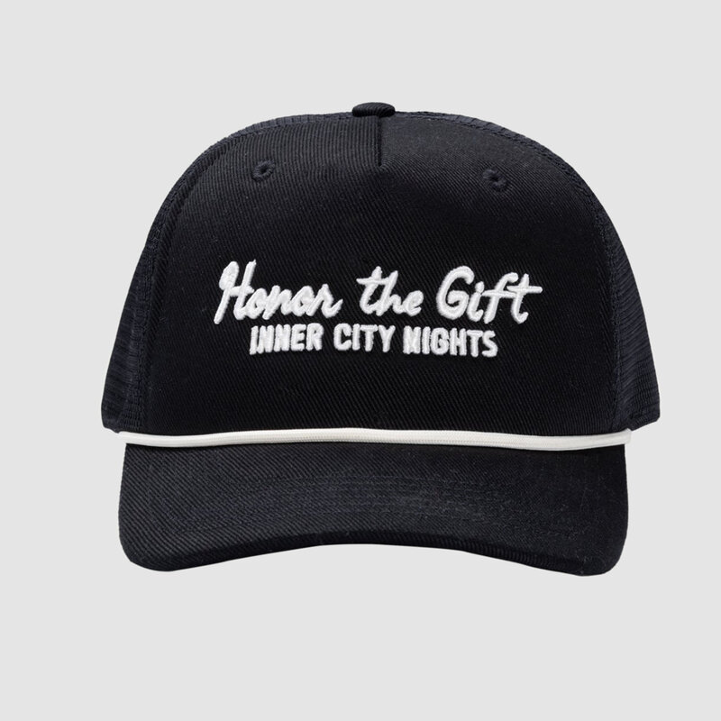 Honor The Gift. City Nights Trucker Cap Black