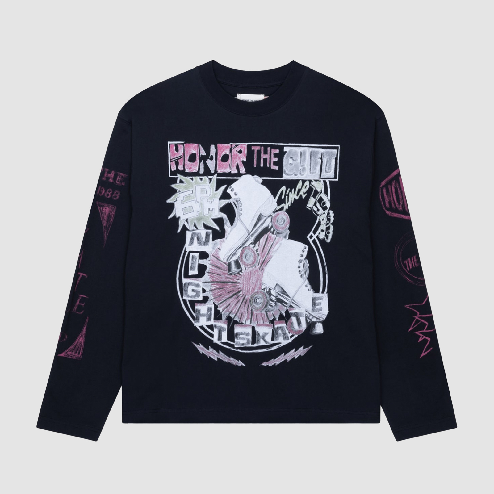 Honor The Gift. Night Skate Tee Black