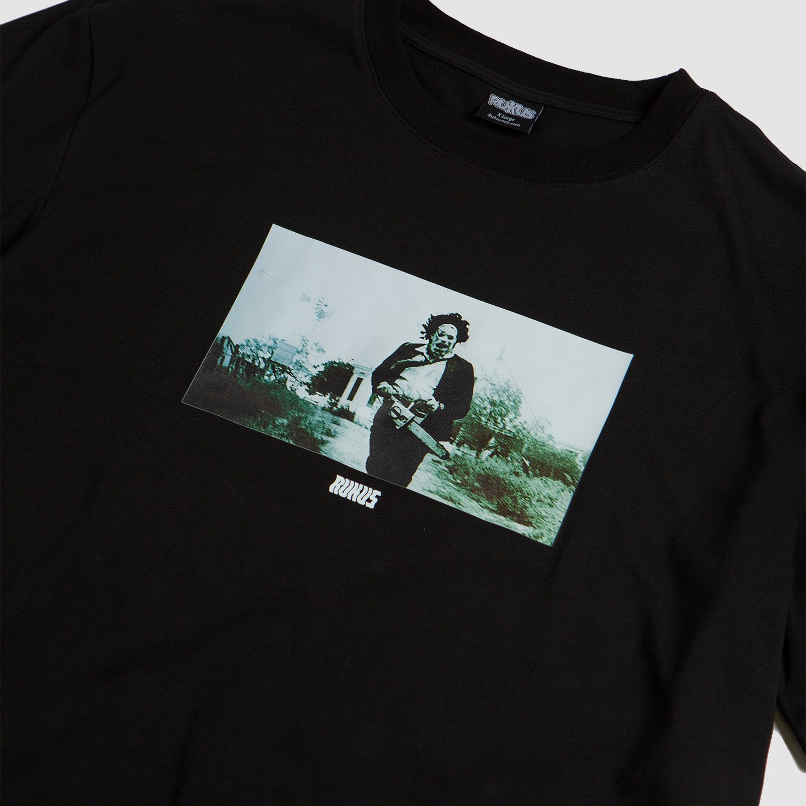 Rukus Chainsaw Tee Black