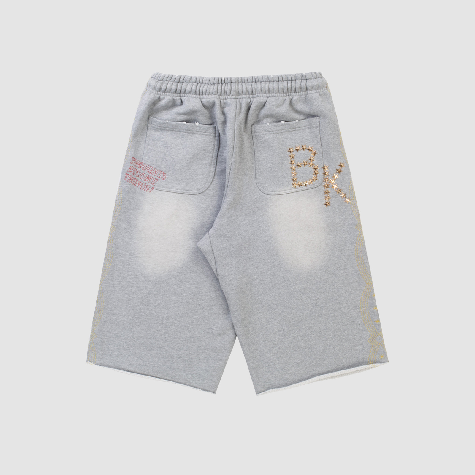 Boredom Kills Grey Collegiate Shorts