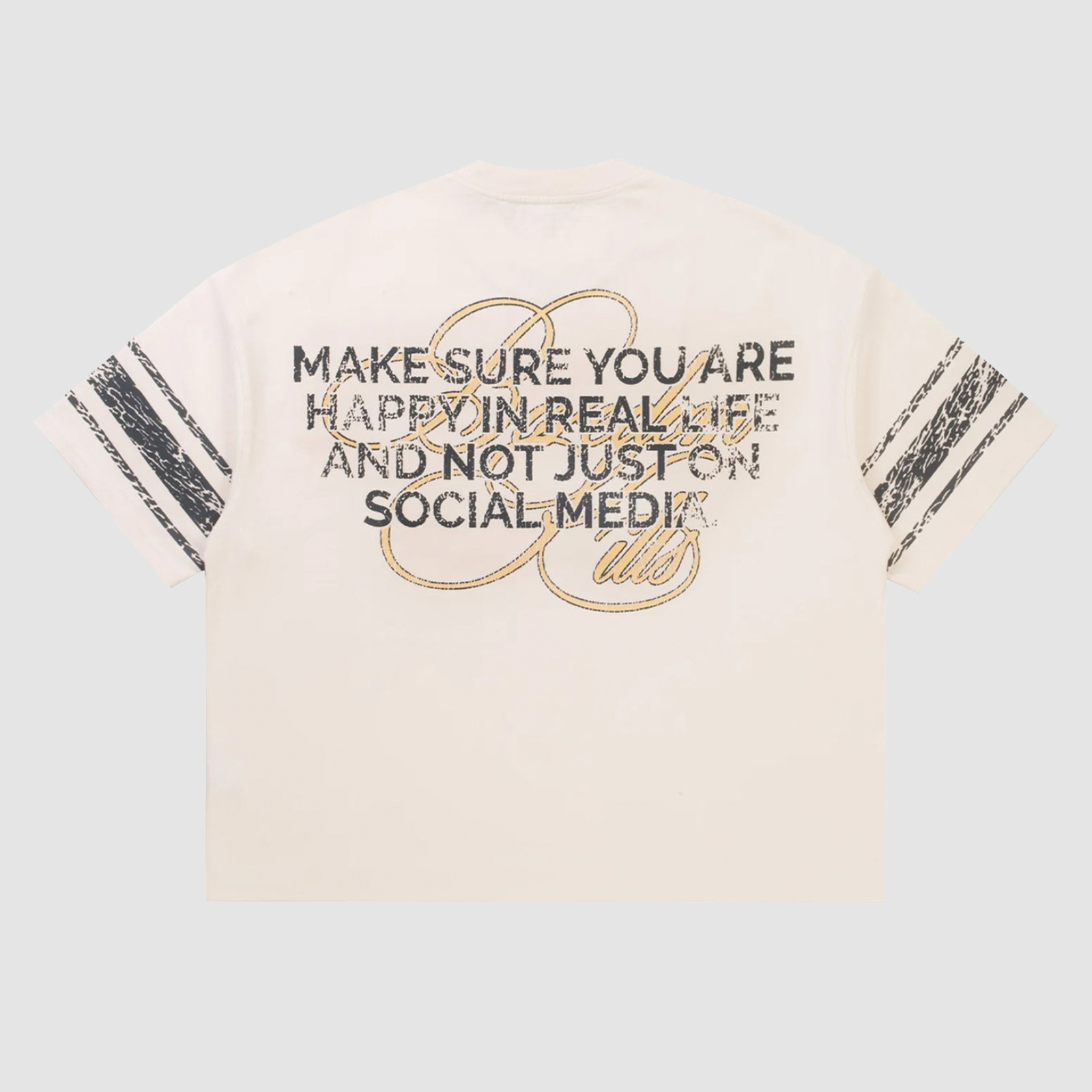Boredom Kills Vintage Jersey Tee Beige