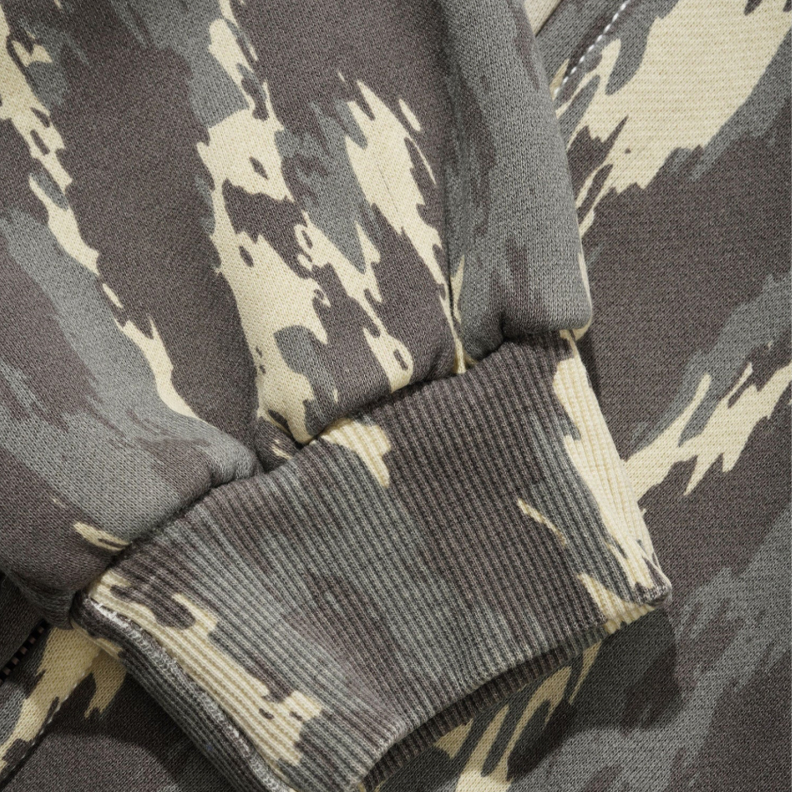 Butter Goods Blotch Zip-Thru Hood Washed Camo