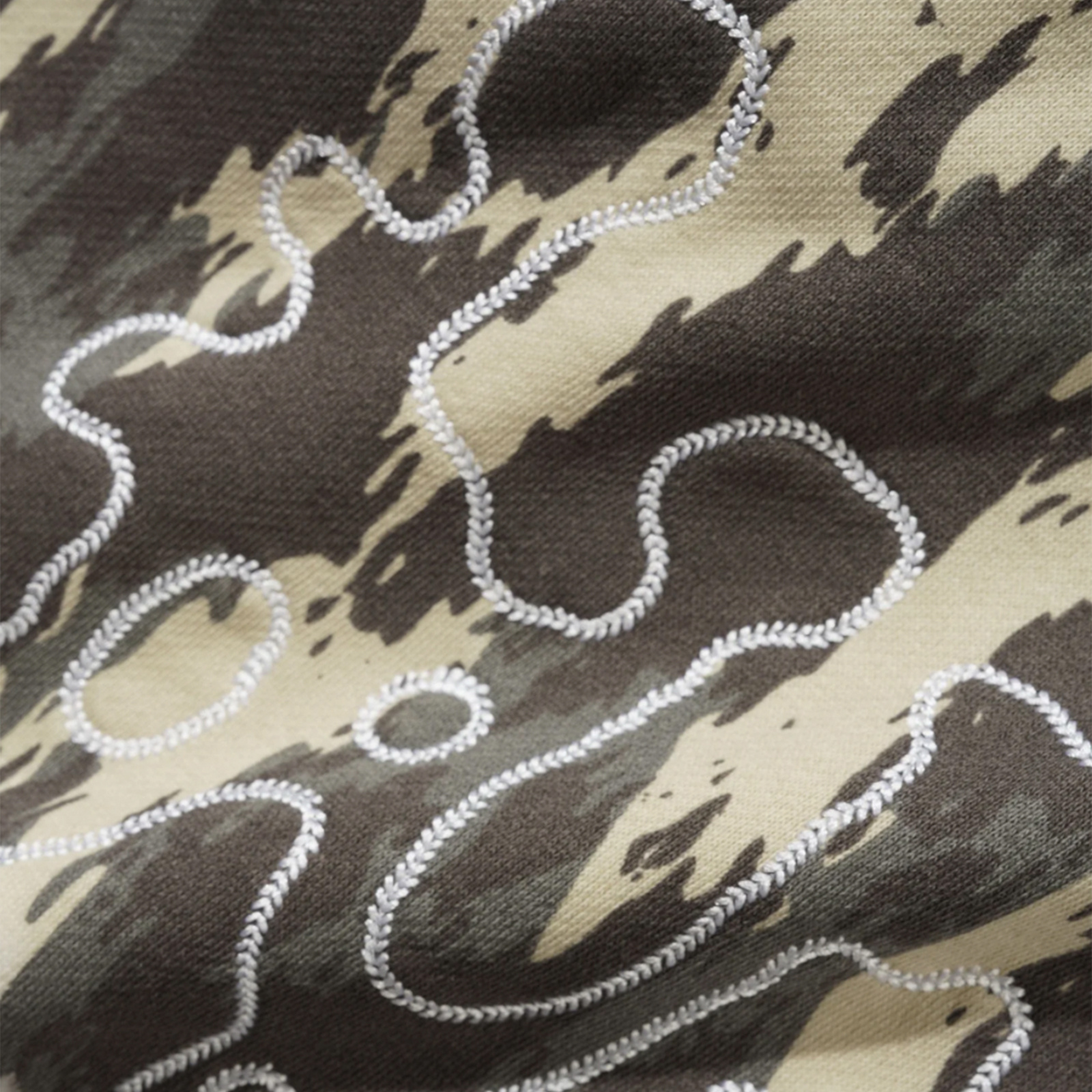 Butter Goods Blotch Zip-Thru Hood Washed Camo