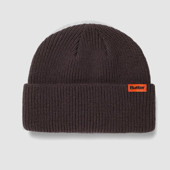 Butter Goods Tall Wharfie Beanie Chocolate