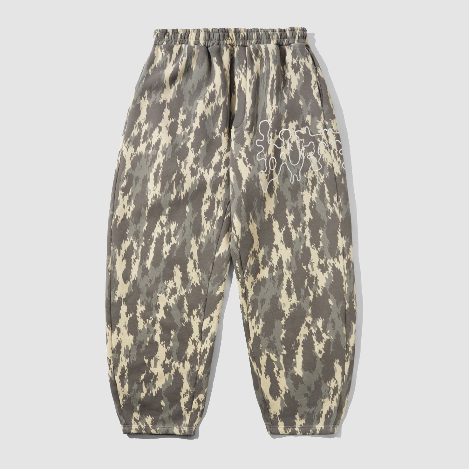 Butter Goods Blotch Fleece Pants Washed Camo