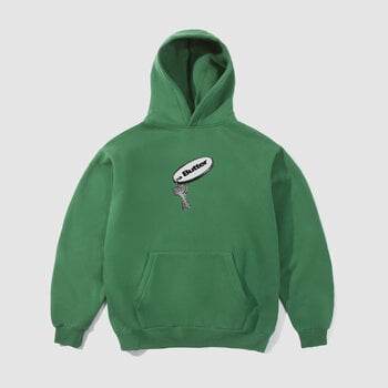 Butter Goods Key Chain Pullover Hoodie Kelly Green