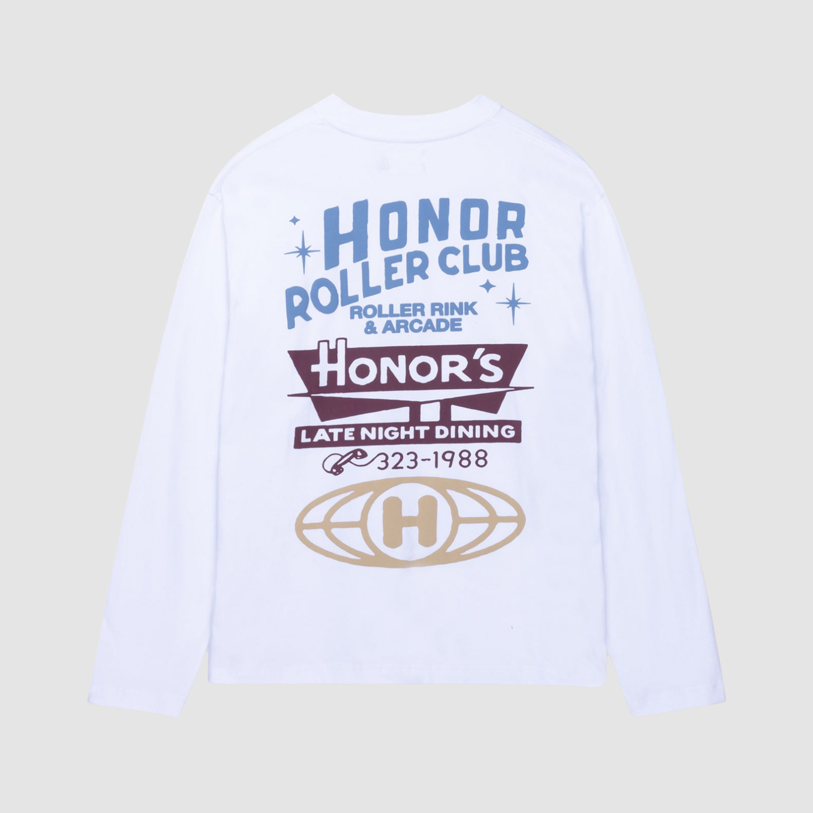 Honor The Gift. Late Night Dining Tee White