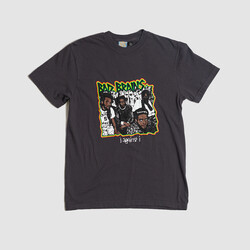 555 Soul "Brain Bad" Tee Washed Black