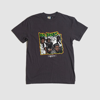 555 Soul "Brain Bad" Tee Washed Black