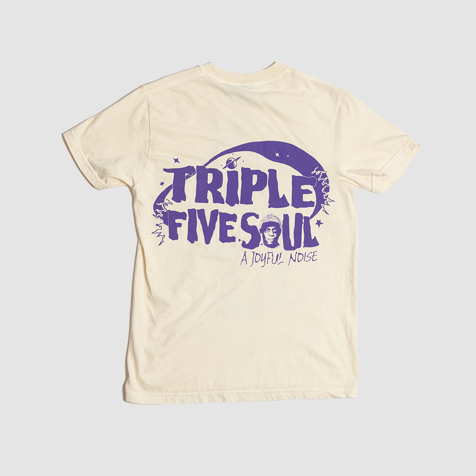 555 Soul "Ra Space" Tee Off White