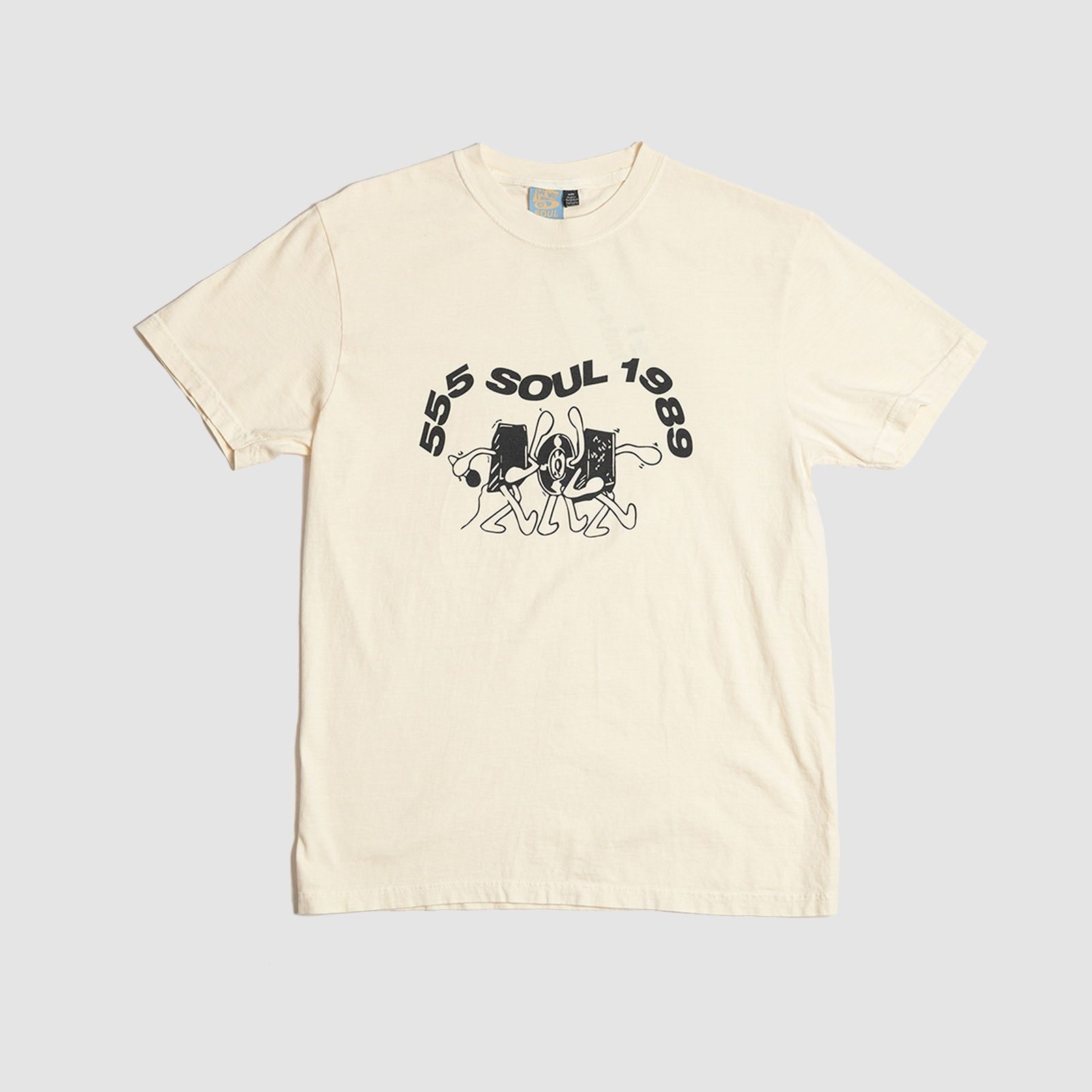 555 Soul "Dance Party" Tee Off White